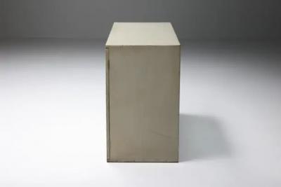 Gerald Summers Gerald Summers Modernist Side Board Grey Painted Wood 1930s