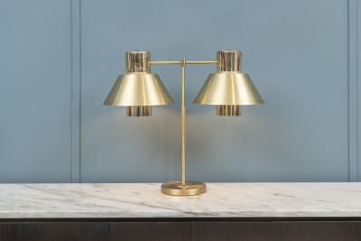 Gerald Thurston Gerald Thurston Brass Table Lamp for Lightolier