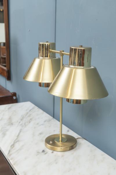 Gerald Thurston Gerald Thurston Brass Table Lamp for Lightolier