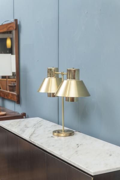 Gerald Thurston Gerald Thurston Brass Table Lamp for Lightolier