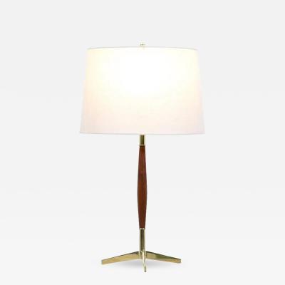 Gerald Thurston Gerald Thurston Brass Tripod Table Lamp