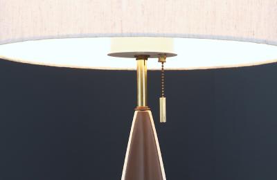 Gerald Thurston Gerald Thurston Fin Porcelain Table Lamp by Lightolier