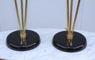 Gerald Thurston Gerald Thurston Style Brass Tall Table Lamps