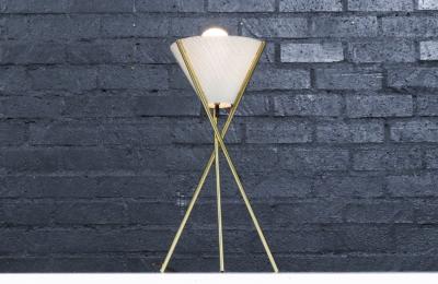 Gerald Thurston Gerald Thurston Tripod Brass Table Lamp for Lightolier