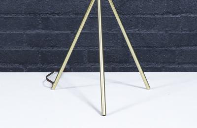 Gerald Thurston Gerald Thurston Tripod Brass Table Lamp for Lightolier