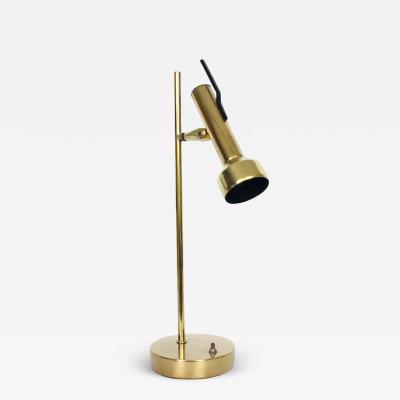 Gerald Thurston Gerald Thurston for Lightolier Adjustable Brass Desk Lamp 1960s