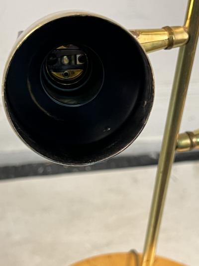 Gerald Thurston MID CENTURY MODERN TWIN CYLINDER FIXTURE LAMP BY GERALD THURSTON