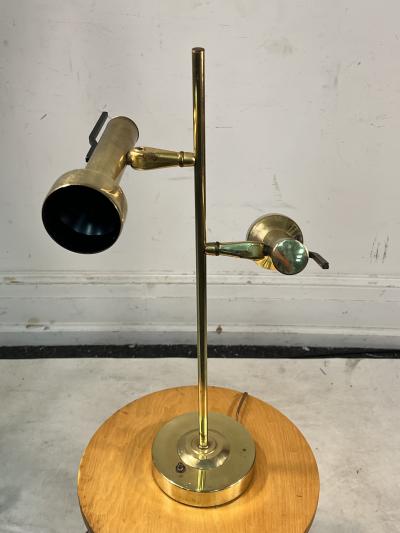 Gerald Thurston MID CENTURY MODERN TWIN CYLINDER FIXTURE LAMP BY GERALD THURSTON