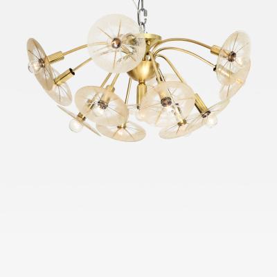 Gerald Thurston Mid Century Modern Dandelion Chandelier by Gerald Thurston for Lightolier 