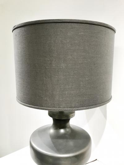 Gerald Thurston PAIR OF GUNMETAL GLAZED GERALD THURSTON LAMPS