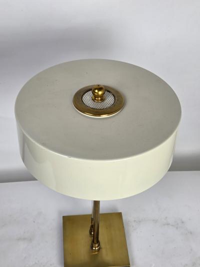 Gerald Thurston Pair Vintage Gerald Thurston for Lightolier Brass Lucite Lamps Circa 1950s