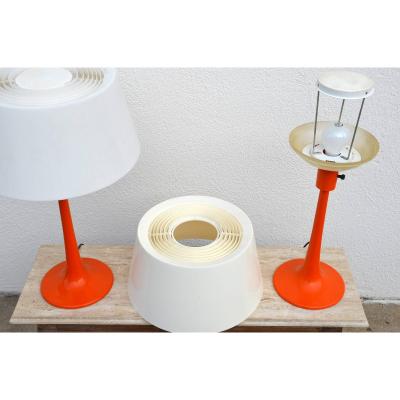 Gerald Thurston Pair of Pristine Condition Vintage Table Lamps by Gerald Thurston for Lightolier
