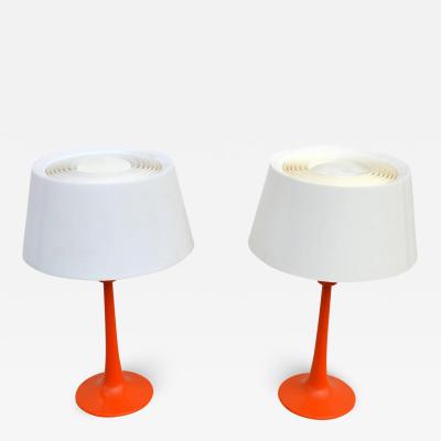 Gerald Thurston Pair of Pristine Condition Vintage Table Lamps by Gerald Thurston for Lightolier