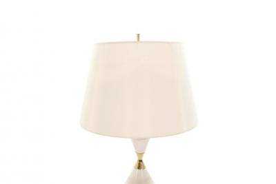 Gerald Thurston Porcelain Hourglass Table Lamps by Gerald Thurston 1950s