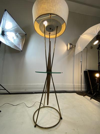 Gerald Thurston RARE MID CENTURY MODERN FLOOR LAMP BY GERALD THURSTON