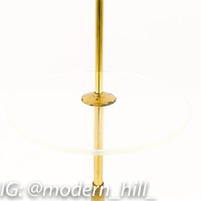 Gerald Thurston for Lightolier Mid Century Brass and Lucite Rocket Floor Lamp