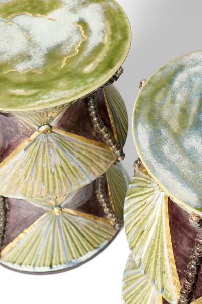 Geraldine Cornette de Saint CYR Pair of Auratus Stools 2025