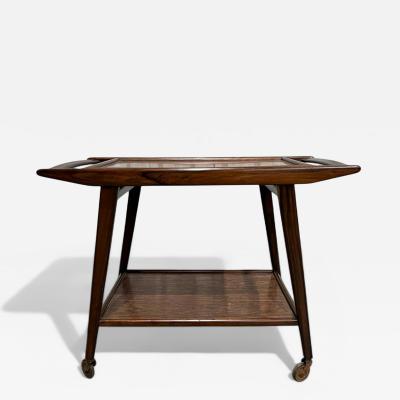 Geraldo de Barros Bar Cart in Hardwood Formica Geraldo de Barros for Unilabor 1960s Lot 499