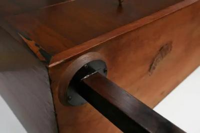 Geraldo de Barros Brazilian Modern Chest in Hardwood Brass by Geraldo de Barros 1950s Brazil