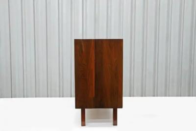 Geraldo de Barros Brazilian Modern Chest in Hardwood Brass by Geraldo de Barros 1950s Brazil