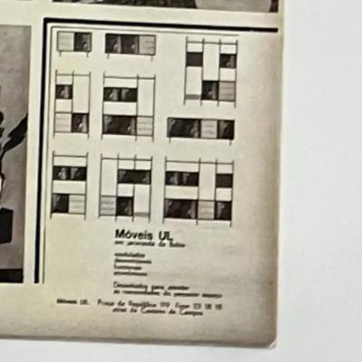 Geraldo de Barros Brazilian Modern Chest in Hardwood Brass by Geraldo de Barros 1950s Brazil