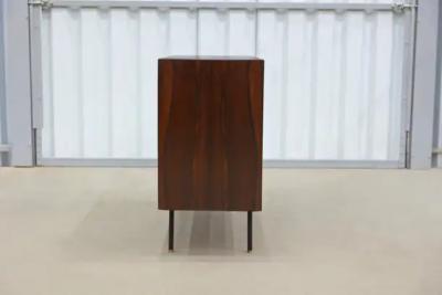 Geraldo de Barros Brazilian Modern Sideboard in Hardwood and Metal by Geraldo de Barros Brazil