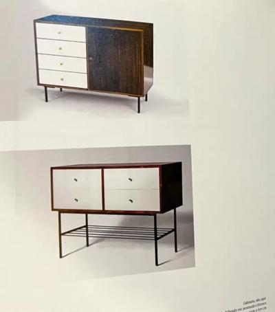 Geraldo de Barros Brazilian Modern Sideboard in Hardwood and Metal by Geraldo de Barros Brazil