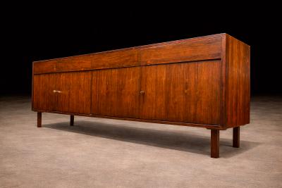 Geraldo de Barros Credenza in Rosewood Geraldo de Barros for Unilabor 1950s