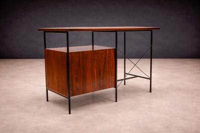 Geraldo de Barros Desk with Armchair Geraldo de Barros for Unilabor 1950s