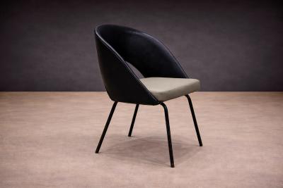 Geraldo de Barros Desk with Armchair Geraldo de Barros for Unilabor 1950s
