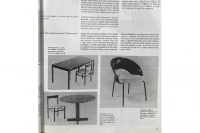 Geraldo de Barros Desk with Armchair Geraldo de Barros for Unilabor 1950s