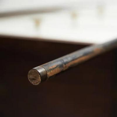 Geraldo de Barros Mid Century Modern Bookshelf in Hardwood Brass Steel Geraldo de Barros Brazil