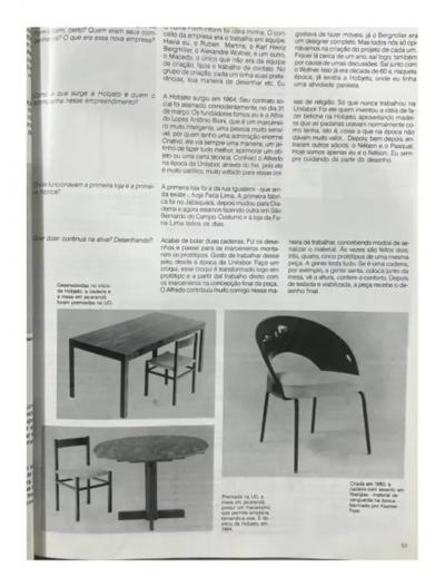 Geraldo de Barros Mid Century Modern Desk with Armchair by Geraldo de Barros for Unilabor Brazil