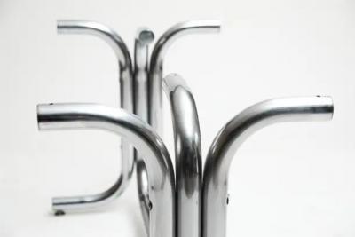 Geraldo de Barros Mid Century Modern Dining Table in Tubular Chrome Wood by Geraldo Barros 1970