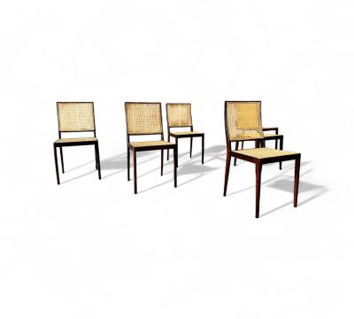Geraldo de Barros Set of 8 MT 552 in Rosewood Geraldo de Barros 1950s Lot 622 806A