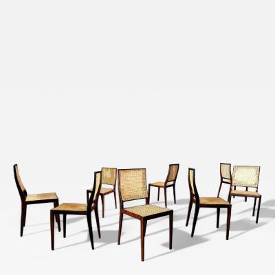 Geraldo de Barros Set of 8 MT 552 in Rosewood Geraldo de Barros 1950s Lot 622 806A