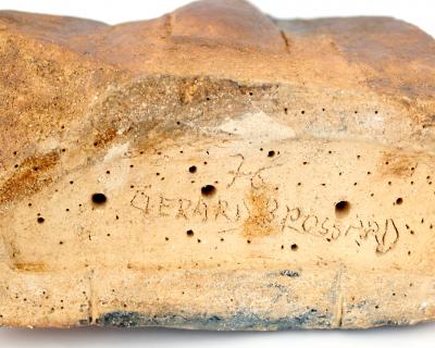 Gerard Brossard Gerard Brossard French Wood Fired Ceramic Vase La Borne 1976