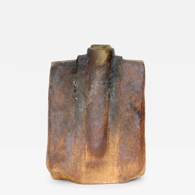 Gerard Brossard Gerard Brossard French Wood Fired Ceramic Vase La Borne 1976