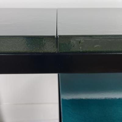 Gerard Simo n BRONZE GREEN GLAZED LAVA STONE CONSOLE