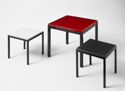 Gerard Simo n GREEN GLAZED CERAMIC SIDE TABLE 41