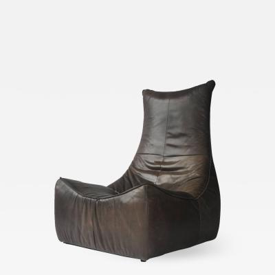 Gerard van den Berg 1970s Leather Chair by Gerard Van Den Berg for Montis