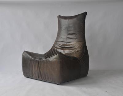 Gerard van den Berg 1970s Leather Chair by Gerard Van Den Berg for Montis