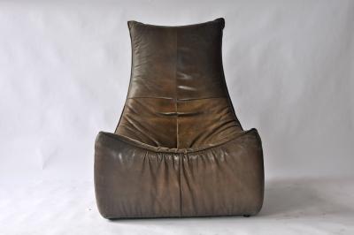 Gerard van den Berg 1970s Leather Chair by Gerard Van Den Berg for Montis