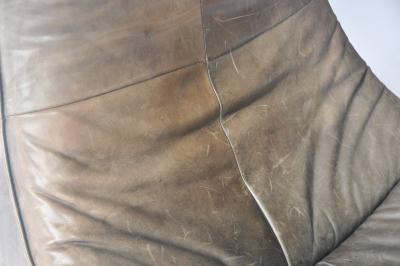 Gerard van den Berg 1970s Leather Chair by Gerard Van Den Berg for Montis