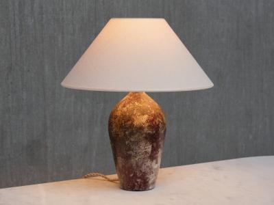Gerben van Hes Gerben van Hes Ceramic Table Lamp Twentsch Ros Netherlands 1960s
