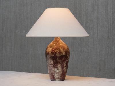 Gerben van Hes Gerben van Hes Ceramic Table Lamp Twentsch Ros Netherlands 1960s