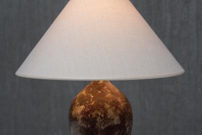 Gerben van Hes Gerben van Hes Ceramic Table Lamp Twentsch Ros Netherlands 1960s