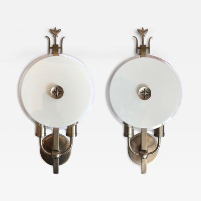 German Art Deco Pair of Sconces