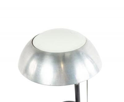 German Bauhaus Brushed Aluminum Table Lamp