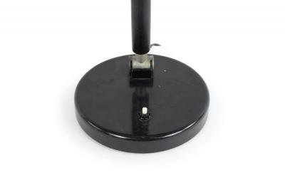 German Bauhaus Brushed Aluminum Table Lamp